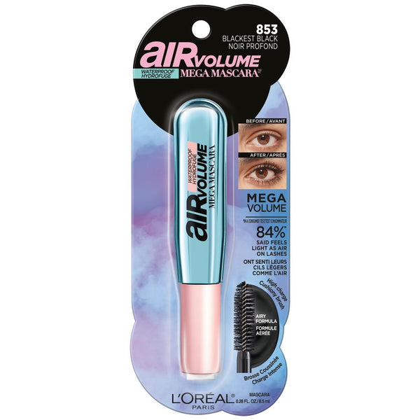 L'Oreal Paris Air Volume Mega Mascara, Lightweight and Washable - Vendora